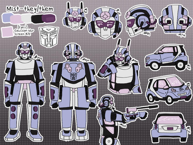 Full custom reference, extra poses and car - $90