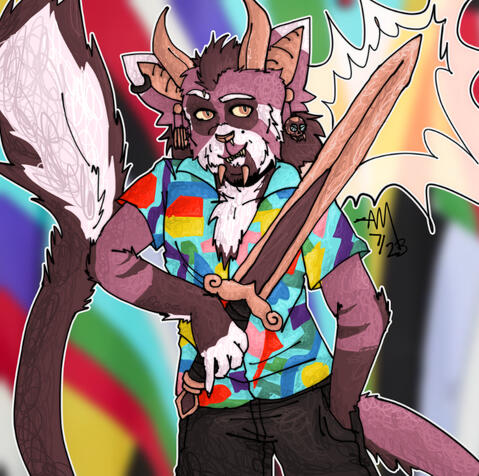 Scribble shading halfbody, simple background - $25